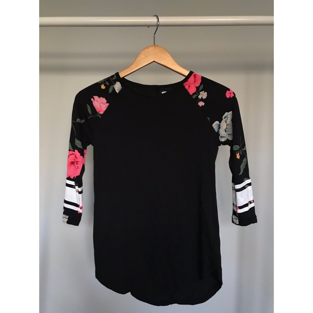 Old Navy Girls 3/4 Sleeve Shirt Size XL (14)